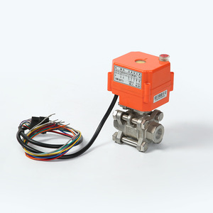 Vanne à boisseau sphérique électrique en acier inoxydable 304, filetée, 1 pouce, type régulateur, usage industriel - Product Image 1