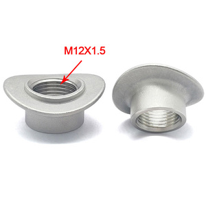 ปลั๊กซ่อมระบบไอเสียแบบเชื่อมต่อทรงอานม้า M12×1.5 สแตนเลสสตีล ใช้ได้กับทุกประเภท มีบริการงานกลึงตามสั่ง - Product Image 1