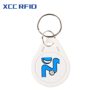 Sampel Gratis Key Fob RFID NFC T5577 125KHz yang Dapat Ditulis Ulang, Tahan Air, dan Dapat Dicetak dari Bahan ABS