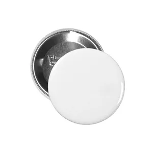 Su ordinazione del Metallo Pin Badge in bianco pulsante Badge