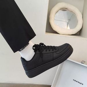 2025 New Trend White Campus <b>Shoes</b> Wear Resistant Thick Soled Anti Slip Laced Skate <b>Shoes</b> Breathable Sports <b>Casual</b> <b>Shoes</b> - Product Image 4