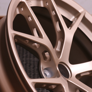Jantes forgées modifiées de 20 pouces, pièces automobiles, design Bronze Black Hole, déport de 40 mm, 98 mm, compatibles avec BMW, <span class=keywords><strong>Audi</strong></span> et de nombreuses autres marques, neuves - Product Image 5
