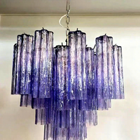 Lustre LED en fer et verre à lumière chaude, hauteur réglable, commande par interrupteur, pour salon et chambre, type suspension, plusieurs tailles