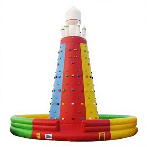 Mur d'escalade gonflable interactif en PVC, idéal pour l'intérieur et l'extérieur, pour adultes et enfants, très populaire dans les centres commerciaux - Product Image 1