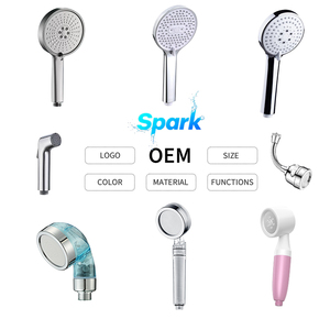 Ensemble de douche moderne avec logo personnalisé, système de pomme de douche filtrée haute <span class=keywords><strong>pression</strong></span> et ventilateur <span class=keywords><strong>turbo</strong></span> pour <span class=keywords><strong>robinet</strong></span> de baignoire - Product Image 5