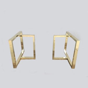 Gold Stainless Steel Home Dining Table <strong>Furniture</strong> <strong>Parts</strong> - Product Image 1