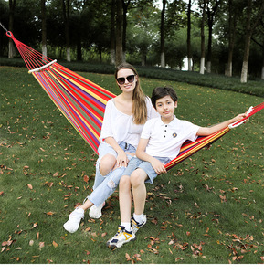 Nhà Máy Cửa Hàng Ngoài Trời Tùy Chỉnh Vải Đôi Cắm Trại Võng Cây Võng Dây Di Động Võng Lều Với Đứng - Product Image 6