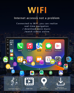 Màn hình điện dung 9 inch IPS TFT 2GB Ram hỗ trợ đảo ngược di động tích hợp AM/FM GPS DSP Wifi giải trí ghế sau bao gồm - Product Image 3