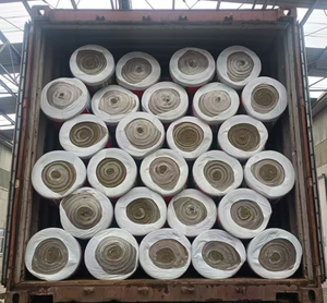 Papan Insulasi Tahan Api Ramah Lingkungan yang Laris Manis, Peredam Suara, Tebal 100mm, untuk Atap Industri dan Gudang (Roll) - Product Image 3