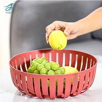 YIDE Ménage Cuisine Passoire Double Couche Multi-fonction Évier Passoire Fruits Légumes Lavage Bol En Plastique Vidange Panier