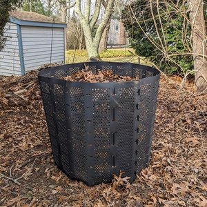 Bac à compost extérieur en HDPE de 220 gallons pour jardin, cour, aménagement paysager, composteur cylindrique DIY - Product Image 2