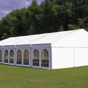 High quality arabian outdoor luxury festival A shape 300 seater pvdf tarp marquee party tent for sale