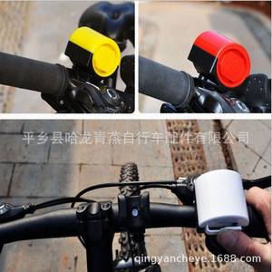 Sonnette de vélo 68 mm x 52 mm x 45 mm, son fort, alimentée par batterie, klaxon en plastique pour VTT - Product Image 2