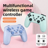 Nouvelle manette de jeu sans fil BT Private X6 à double vibration haptique pour PC/Android/iOS/