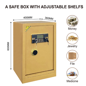 Caja Fuerte Certificada Contra Incendios, de Grado Bancario, con Cerradura Digital Electrónica, 2 Horas de Protección Contra Incendios, para Oficina y Hotel - Product Image 5