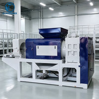 Machine de séchage, d'essorage et de granulation de film PE/PP à haute capacité, contrôlée par PLC, pour l'industrie équine