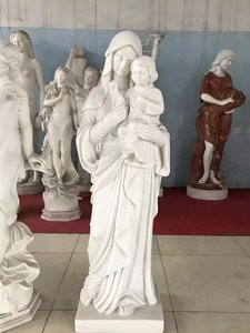 Надгробие из белого мрамора ручной работы с изображением ангела — индивидуальный надгробный надпис и портрет - Product Image 4