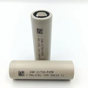 Tayvan'da yapılan 100% orijinal düşük sıcaklık Molicel inrtaiwan P45B lityum iyon batarya 21700 4500mAh 3.7V Li Ion pil hücreleri