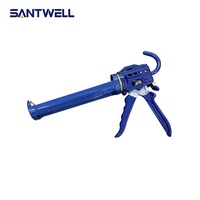 Pistolet à calfeutrer manuel robuste Santwell 360 °    Pistolet à silicone rotatif de qualité industrielle pour mastic – Outil d'application de calfeutrage
