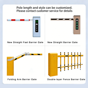 Akıllı düz çubuk park bariyer kapı ışıkları turnike park yönetim ekipmanları bariyer kapısı Brama Przesuwna - Product Image 6