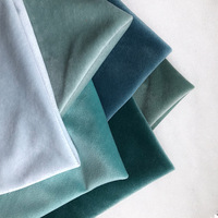 Tissu en velours glacé extensible personnalisé pour robes, rouleau de tissu brillant en velours et spandex