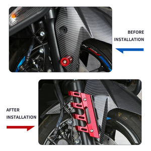 Motorradzubehör für NMAX155 XMAX300 TMAX530/560 Vorderer Kotflügelschutz Seitlicher Radschutz Aluminiumabdeckung - Product Image 4