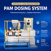 Pompe d'alimentation automatique PAM, machine de dosage chimique, système de préparation de floculant en acier inoxydable 5000L/heure pour l'eau