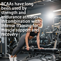 Poudre de BCAA Marque Blanche OEM ODM 5000 Acides Aminés Rapport BCAA 2:1:1 Sans Arôme Adulte Certifié GMP HACCP Gestion Énergétique 345g