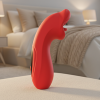 Meistverkaufter Mund-Vibrator Zungen-Vibrator Sexspielzeug für Frauen Zungenlecken Orales Beißen Nippel-Klitoris-Stimulator Erwachsenen-Spielzeug