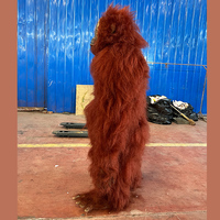 Costume de gorille rouge animatronique grandeur nature à vendre