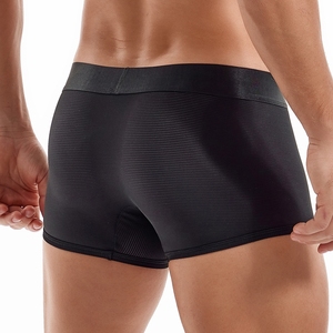 JOCKMAIL Boxer da <span class=keywords><strong>Uomo</strong></span> in 9 Colori, Intimo Sexy in Seta Ghiaccio e Rete, Pantaloncini Sportivi e da Nuoto - Product Image 4