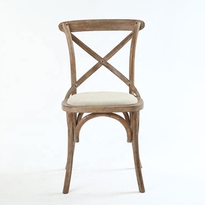 Çin Toon Ksf25003 dayanıklı rahat antika ahşap çapraz koltuk sandalyeler - Product Image 2