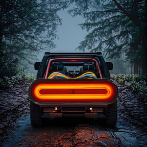 2025 modèle universel phares LED 10-80v lumière blanche froide ampoule d'arrêt et de Direction pour voitures motos Scooters vtt - Product Image 2