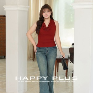 Camisola Halter Runqi N9277 para Mujer, Color Sólido, Tejido de Viscosa Suave, Talla Grande, Camiseta Interior, Rojo, Negro - Product Image 2