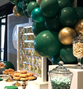 Ensemble de 50 ballons dorés et <span class=keywords><strong>vert</strong></span> foncé pour <span class=keywords><strong>arche</strong></span>, idéal pour décorer les événements tels que Noël, les anniversaires, les mariages, les remises de diplômes - Product Image 3