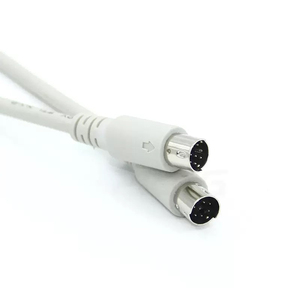 Cable Mini DIN de 8 Pines, 8 Conectores Mini DIN, Cable Macho-Macho de 8 Pines, Beige, 1.5/2/3/4/5/6/7/9 M - Product Image 2