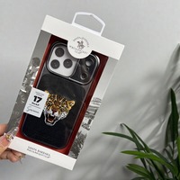 Nouvelle Coque Magnétique Antichoc Tendance Savane avec Broderie Animale Motif Mode pour iPhone 17 Pro Max 17 Pro