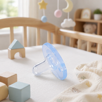 Sucette d'alimentation pour bébé en silicone liquide de qualité alimentaire, sans BPA, à débit variable, design en forme de gourde, respirante et écologique