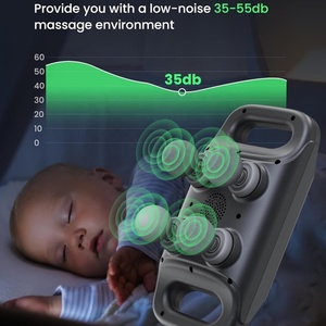 Di alta qualità 4-Head palmare tessuto profondo pieno corpo <span class=keywords><strong>Massage</strong></span> pistola professionale fornitore per piccoli ordini motore Brushless - Product Image 5