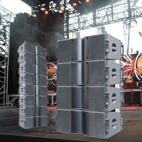 Enceinte linéaire double K208 de 8 pouces à 2 voies Système de sonorisation DJ Équipement audio de scène Enceintes passives Boîte