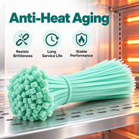 Attaches-câbles en nylon de qualité professionnelle pour véhicules électriques, stabilisées à la chaleur 120°C, ignifuges UL94V-2, pour batteries de véhicules électriques