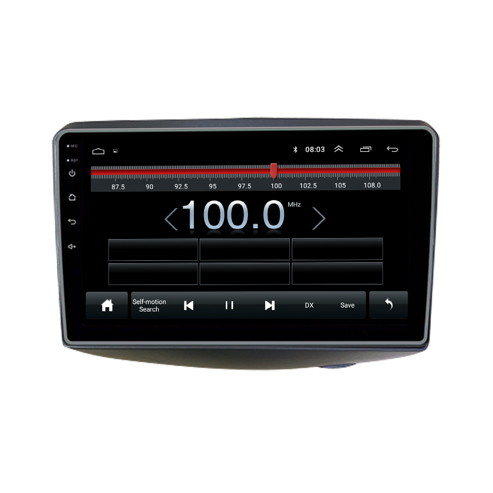 Fuluku 4 64G Android Autoradio pour Toyota Vitz XP10 Yaris Square Echo 1999-2005 Wireless Carplay Android Auto, 9'' IPS Touch Screen Radio Voiture avec Bluetooth 5.0/GPS/Caméra de recul/FM/WiFi/SWC