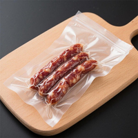 Op maat gemaakte vacuümsealzakken met hoge barrière, food grade, geschikt voor sous-vide, BPA-vrij, voor pizza, kant-en-klare maaltijden, transparante, luchtdichte opbergzakken