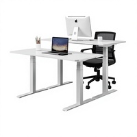 Pieds de bureau électriques pliables intelligents et durables, cadre de bureau entièrement automatique en métal pour la maison, le jeu, le bureau et l'étude