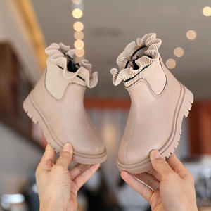 Sepatu bot anak-anak, tren mode baru sepatu bot perempuan bunga merah muda sepatu bot anak-anak dari Cina - Product Image 6