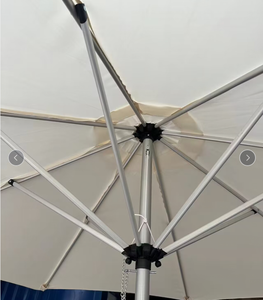Tuoye ô dù bãi biển nhôm đồ gỗ ngoài trời hiện đại ô dù tròn dù che ô lớn với vườn nghiêng 2.7m - Product Image 5