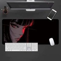 Tapis de souris carré en caoutchouc naturel personnalisable, imperméable et antidérapant, avec impression non standard, pour le jeu et le bureau - En stock