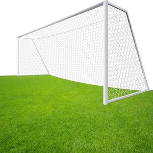 <span class=keywords><strong>Filet</strong></span> <span class=keywords><strong>de</strong></span> <span class=keywords><strong>but</strong></span> <span class=keywords><strong>de</strong></span> football, professionnel, blanc, robuste, <span class=keywords><strong>de</strong></span> remplacement, extérieur, taille standard, résistant aux intempéries pour l'entraînement et les matchs - Product Image 1