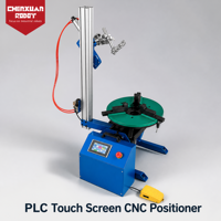 Plataforma Giratoria de Soldadura Automática con Sistema de Control PLC, Pantalla Táctil de 4.3 Pulgadas, Posicionador Giratorio para Soldadura Robótica con Antorcha