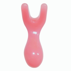 เครื่องนวดจมูกรูปตัว Y คุณภาพสูง ทำจากเรซิ่นสีชมพู สำหรับนวดหน้าแบบกัวซา - Product Image 1